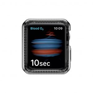 __Bumper Itskins spectrum clear-smoke para Apple Watch serie 4-5-6-SE 44mm_2_iCon