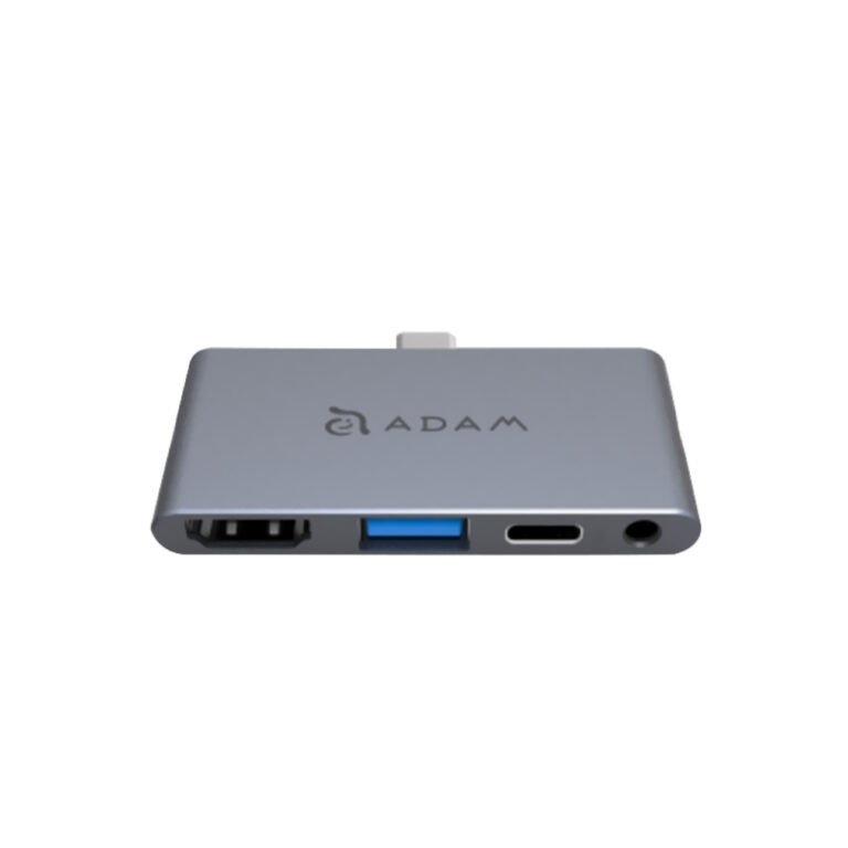 Hub-USB-C-Adam-Elements-i4-space-grey-para-iPad-Pro_iCon